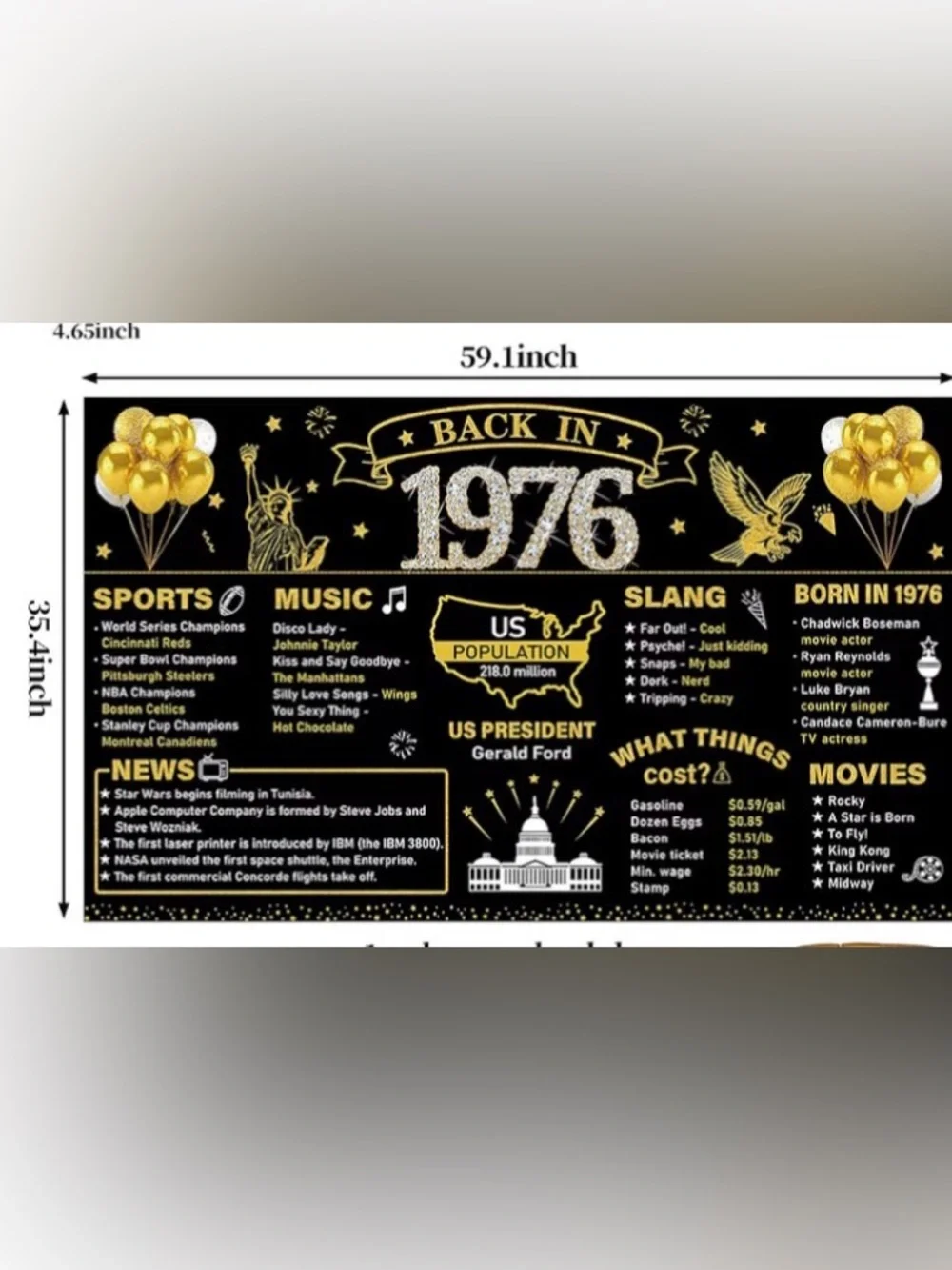 New 50th Birthday Party Decoration Kit